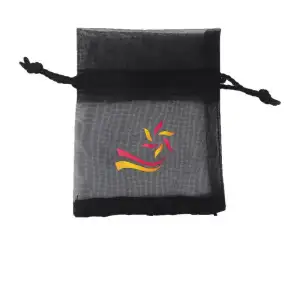 Beaded Organza Gift Bags with Logo